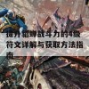 提升貂蝉战斗力的4级符文详解与获取方法指南