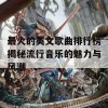 最火的英文歌曲排行榜揭秘流行音乐的魅力与风潮