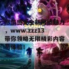 尽情感受全新网络魅力，www.zzz13带你领略无限精彩内容与体验！