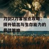 刀剑2刀客加点攻略：提升输出与生存能力的最佳策略