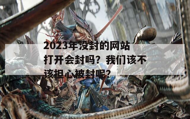 2023年没封的网站打开会封吗？我们该不该担心被封呢？