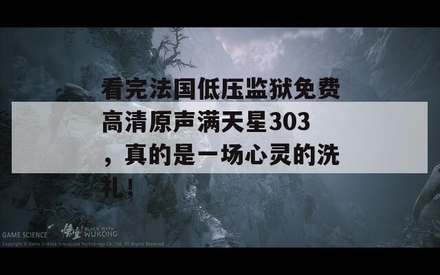 看完法国低压监狱免费高清原声满天星303，真的是一场心灵的洗礼！