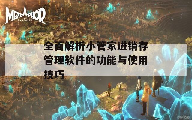 全面解析小管家进销存管理软件的功能与使用技巧