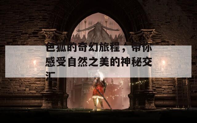 色狐的奇幻旅程，带你感受自然之美的神秘交汇