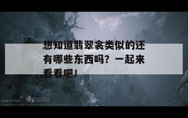 想知道翡翠衾类似的还有哪些东西吗？一起来看看吧！