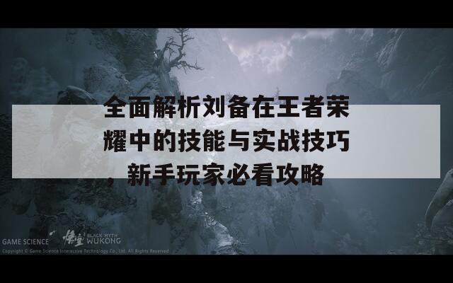 全面解析刘备在王者荣耀中的技能与实战技巧，新手玩家必看攻略